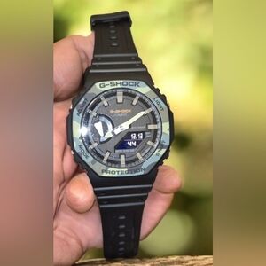 Casio G-Shock Black and Green Watch